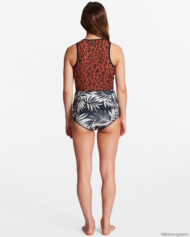 Billabong Clothing 00V681713 | Billabong 1/1 Sol Sistah Shorty Frühlingsanzug gefleckt Frauen