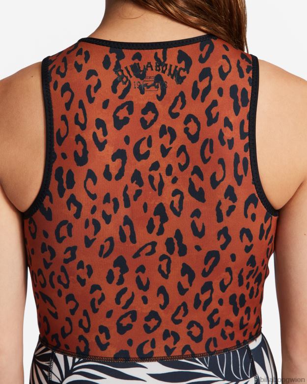 Billabong Clothing 00V681713 | Billabong 1/1 Sol Sistah Shorty Frühlingsanzug gefleckt Frauen