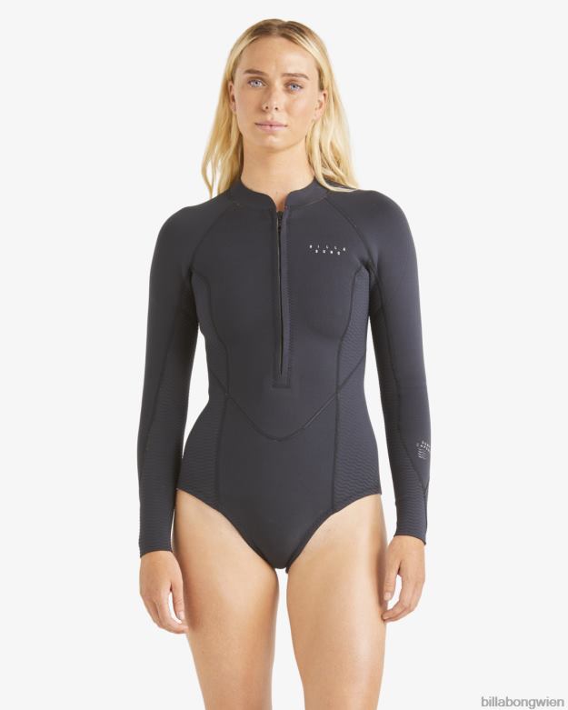 Billabong Clothing 00V682574 | Billabong 2/2 Salty Dayz Langarm-Frühlingsanzug Schwarz Frauen