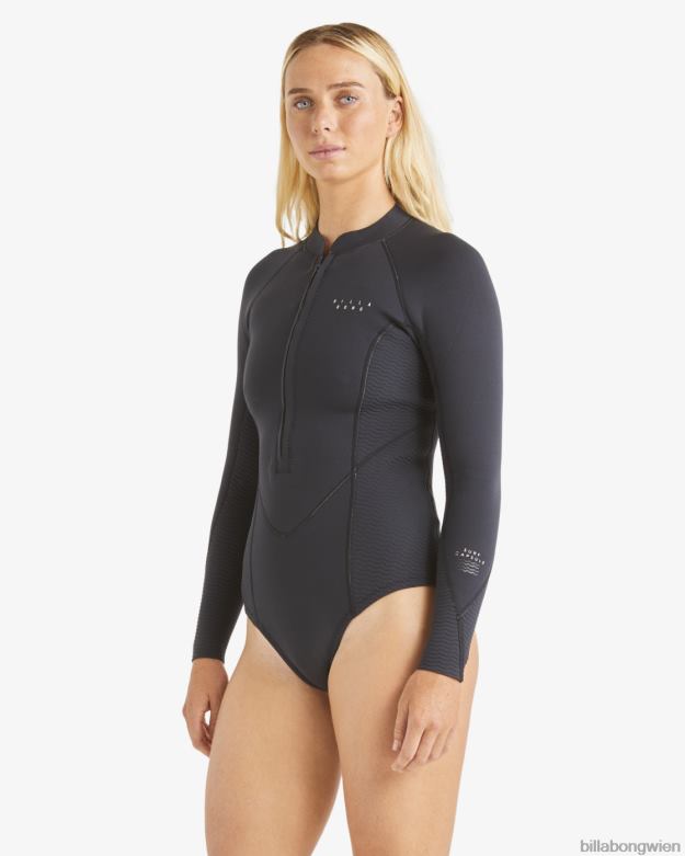 Billabong Clothing 00V682574 | Billabong 2/2 Salty Dayz Langarm-Frühlingsanzug Schwarz Frauen