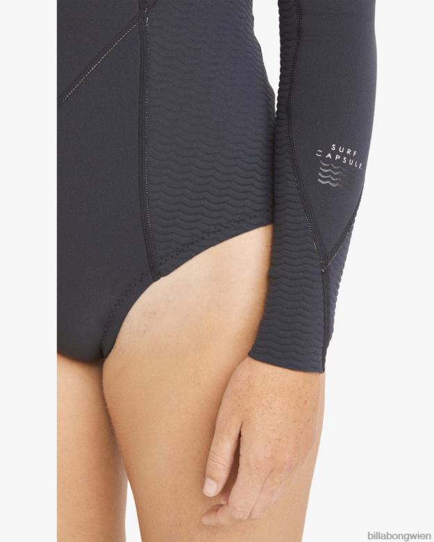 Billabong Clothing 00V682574 | Billabong 2/2 Salty Dayz Langarm-Frühlingsanzug Schwarz Frauen