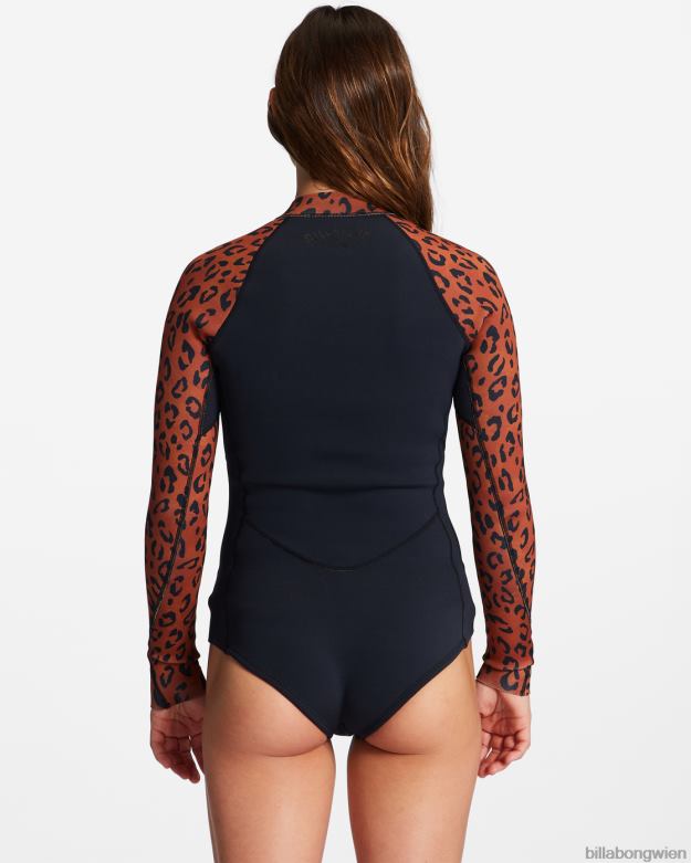 Billabong Clothing 00V682585 | Billabong 2/2 Salty Dayz Langarm-Frühlingsanzug gefleckt Frauen