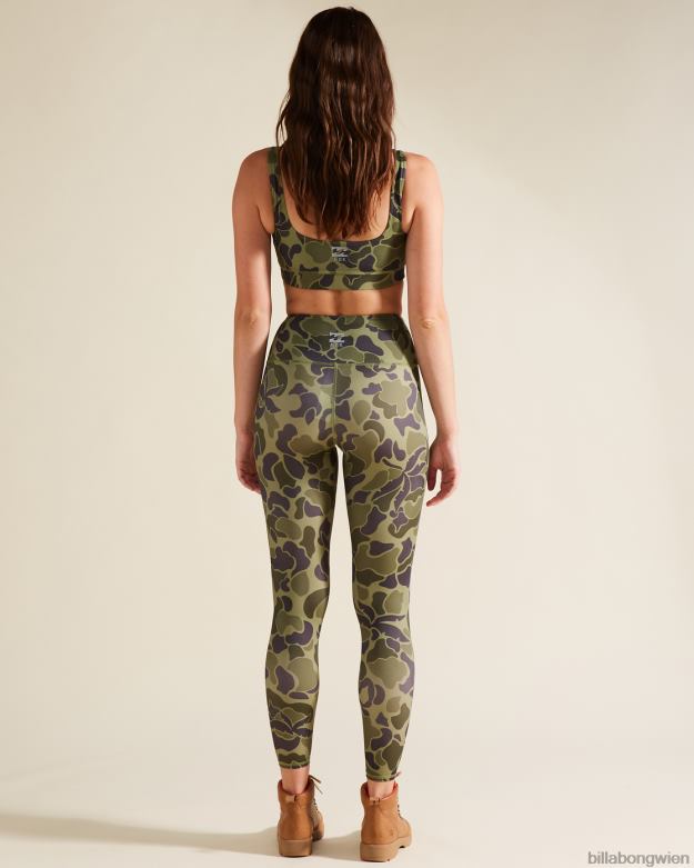 Billabong Clothing 00V682302 | Billabong a/div Adventure Legging Leggings mit hoher Taille Kantine Frauen