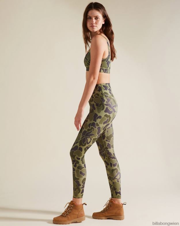 Billabong Clothing 00V682302 | Billabong a/div Adventure Legging Leggings mit hoher Taille Kantine Frauen