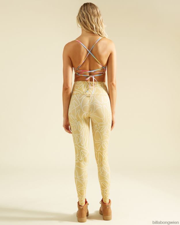 Billabong Clothing 00V682347 | Billabong a/div Adventure Legging Leggings mit hoher Taille süßes Moos Frauen