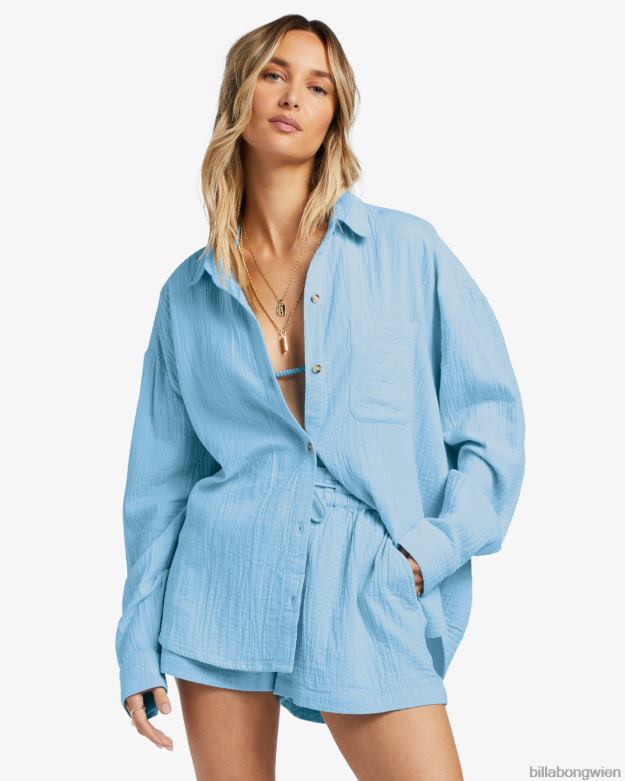 Billabong Clothing 00V681754 | Billabong direkt auf dem Langarmshirt Sommerhimmel Frauen
