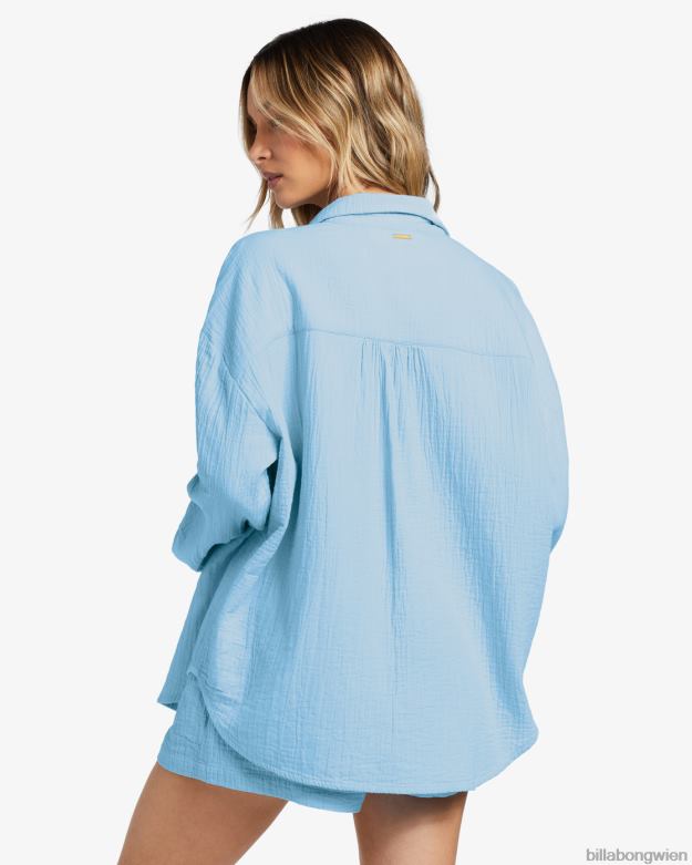 Billabong Clothing 00V681754 | Billabong direkt auf dem Langarmshirt Sommerhimmel Frauen