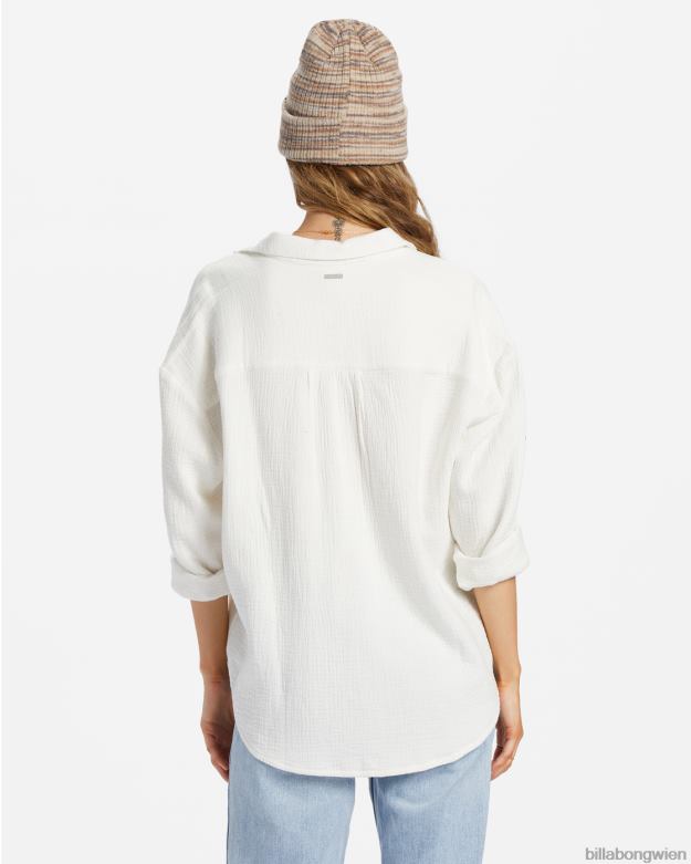 Billabong Clothing 00V681761 | Billabong direkt auf dem Langarmshirt Salzkristall Frauen