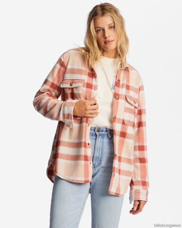 Billabong Clothing 00V681965 | Billabong A/Div Forge Fleece-Flanelljacke küsse die Erde Frauen
