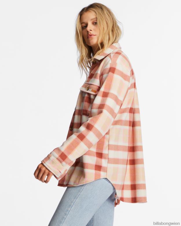 Billabong Clothing 00V681965 | Billabong A/Div Forge Fleece-Flanelljacke küsse die Erde Frauen