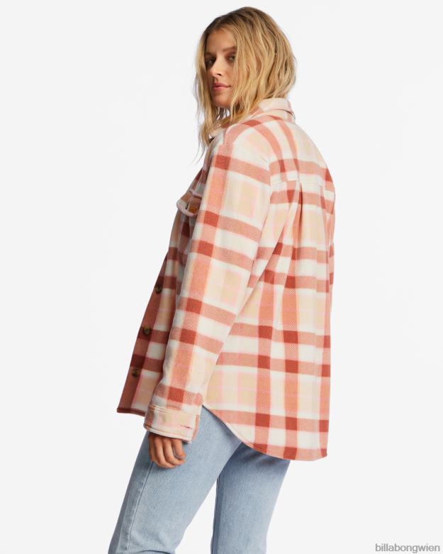Billabong Clothing 00V681965 | Billabong A/Div Forge Fleece-Flanelljacke küsse die Erde Frauen