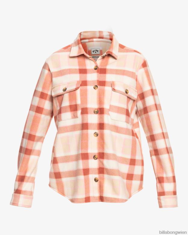 Billabong Clothing 00V681965 | Billabong A/Div Forge Fleece-Flanelljacke küsse die Erde Frauen