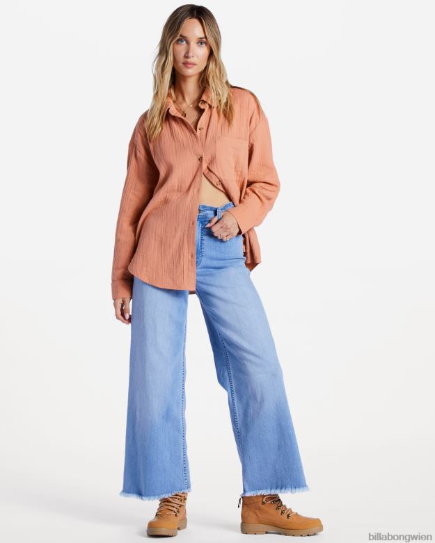Billabong Clothing 00V682060 | Billabong direkt auf dem Langarmshirt Rosendämmerung Frauen