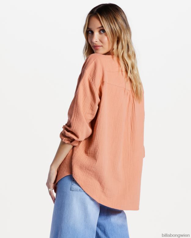 Billabong Clothing 00V682060 | Billabong direkt auf dem Langarmshirt Rosendämmerung Frauen
