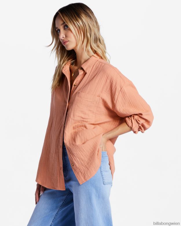 Billabong Clothing 00V682060 | Billabong direkt auf dem Langarmshirt Rosendämmerung Frauen