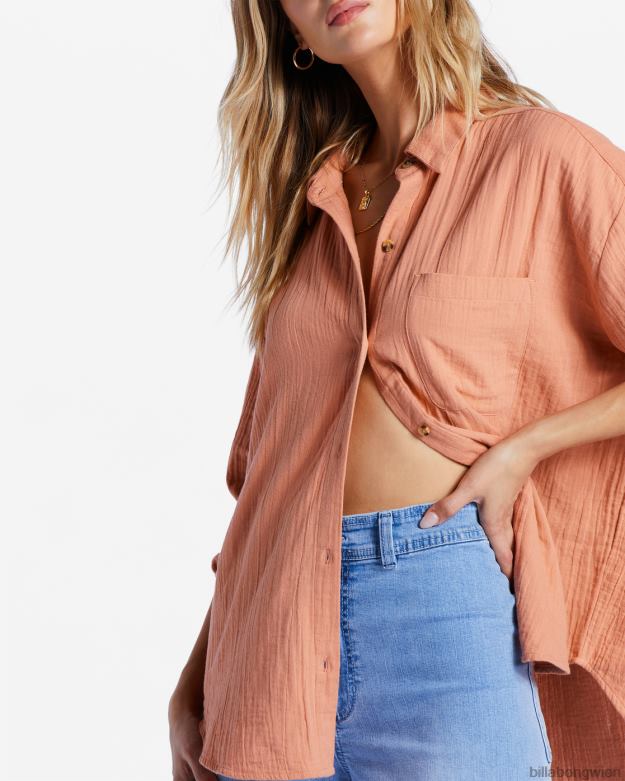 Billabong Clothing 00V682060 | Billabong direkt auf dem Langarmshirt Rosendämmerung Frauen