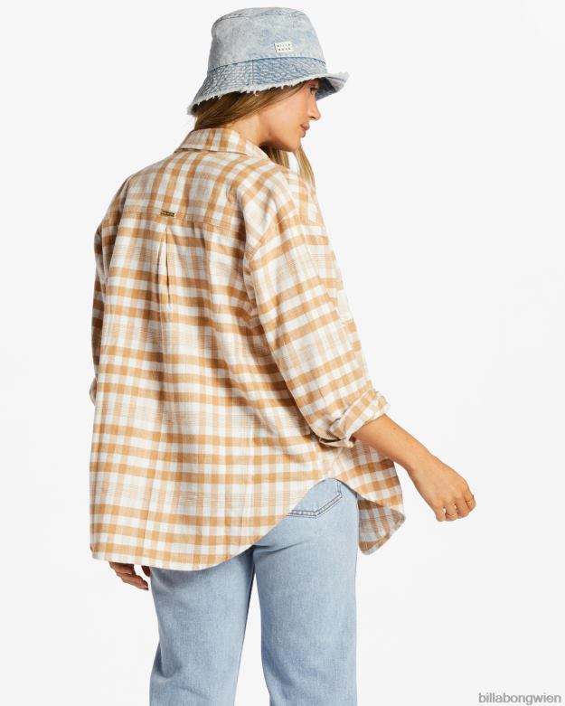 Billabong Clothing 00V682076 | Billabong so stoked Langarmshirt Trüffel Frauen