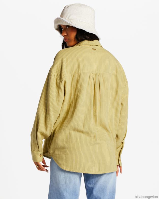 Billabong Clothing 00V682088 | Billabong direkt auf dem Langarmshirt Avocado Frauen