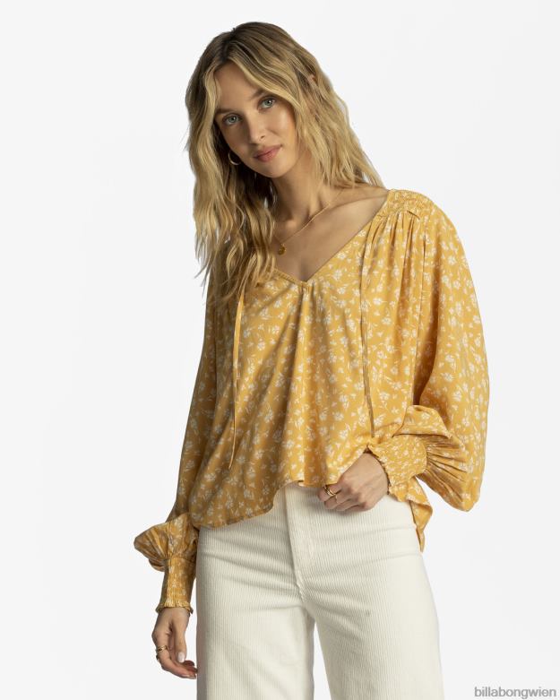 Billabong Clothing 00V682204 | Billabong Late-Night-Shirt Goldie Frauen