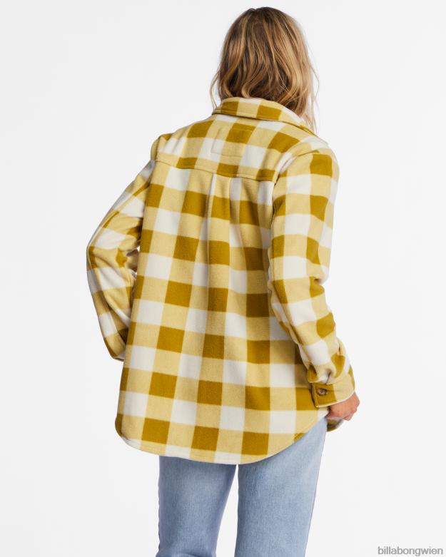 Billabong Clothing 00V682210 | Billabong A/Div Forge Fleece-Flanelljacke frisches Moos Frauen