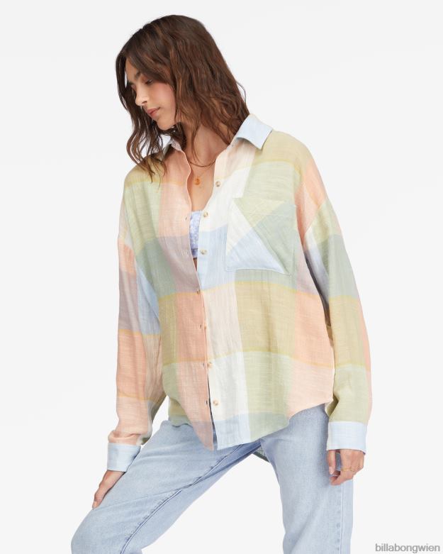 Billabong Clothing 00V682258 | Billabong Lässiges, luftiges Langarmhemd mit Knopfleiste multi Frauen