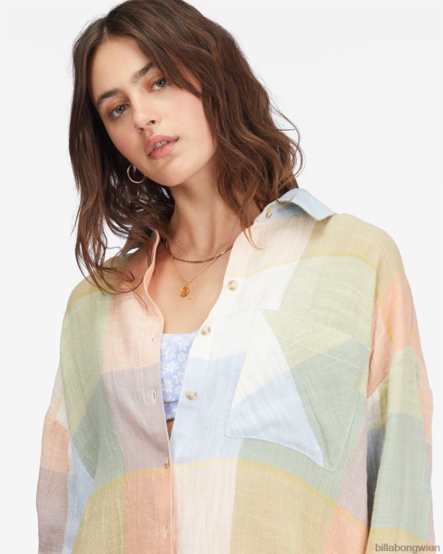 Billabong Clothing 00V682258 | Billabong Lässiges, luftiges Langarmhemd mit Knopfleiste multi Frauen