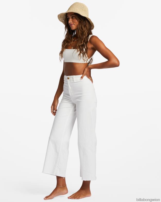 Billabong Clothing 00V681749 | Billabong Free-Fall-Hosen mit hoher Taille Salzkristall Frauen
