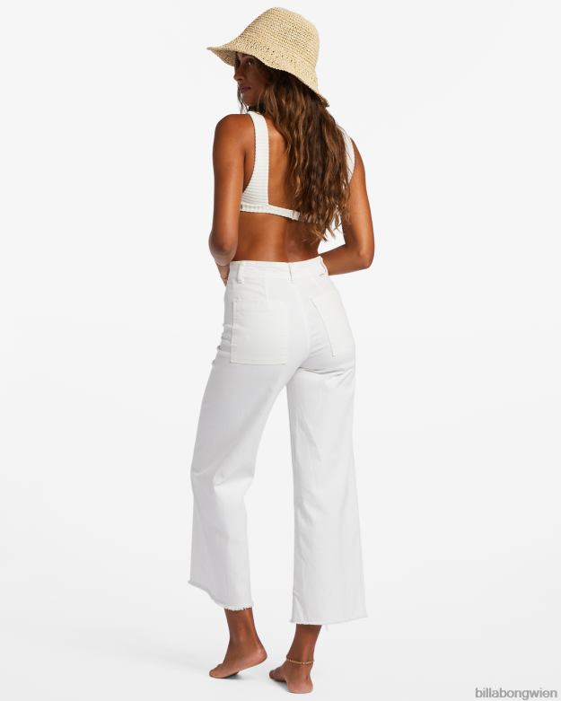 Billabong Clothing 00V681749 | Billabong Free-Fall-Hosen mit hoher Taille Salzkristall Frauen