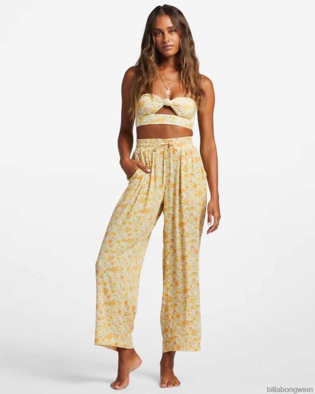 Billabong Clothing 00V681837 | Billabong Crinkle-Hose mit Sonnenstrahlen multi Frauen