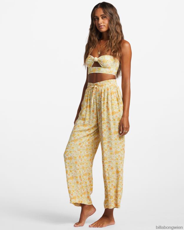 Billabong Clothing 00V681837 | Billabong Crinkle-Hose mit Sonnenstrahlen multi Frauen