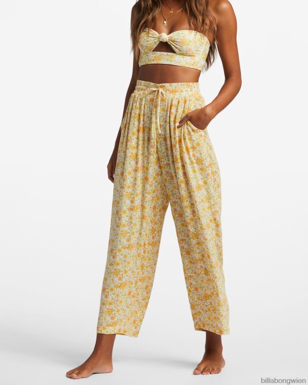 Billabong Clothing 00V681837 | Billabong Crinkle-Hose mit Sonnenstrahlen multi Frauen