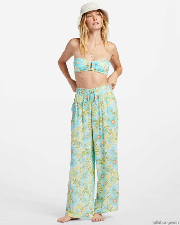 Billabong Clothing 00V681850 | Billabong Crinkle-Hose mit Sonnenstrahlen Meeresaugen Frauen