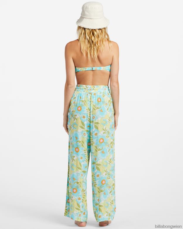 Billabong Clothing 00V681850 | Billabong Crinkle-Hose mit Sonnenstrahlen Meeresaugen Frauen