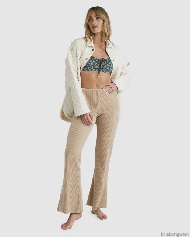 Billabong Clothing 00V681864 | Billabong Guten Tag Schlaghose Federgrau Frauen