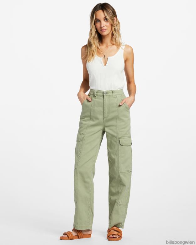 Billabong Clothing 00V681878 | Billabong Wand-zu-Wand-Jeans-Cargohose Armee Frauen