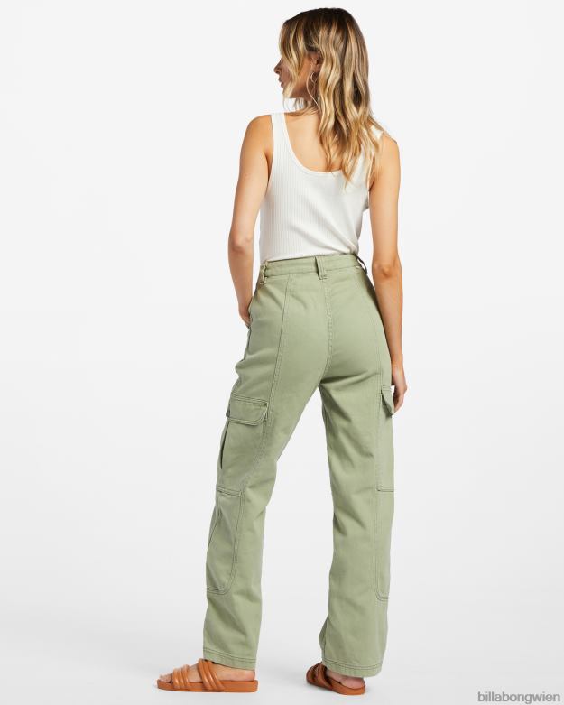 Billabong Clothing 00V681878 | Billabong Wand-zu-Wand-Jeans-Cargohose Armee Frauen