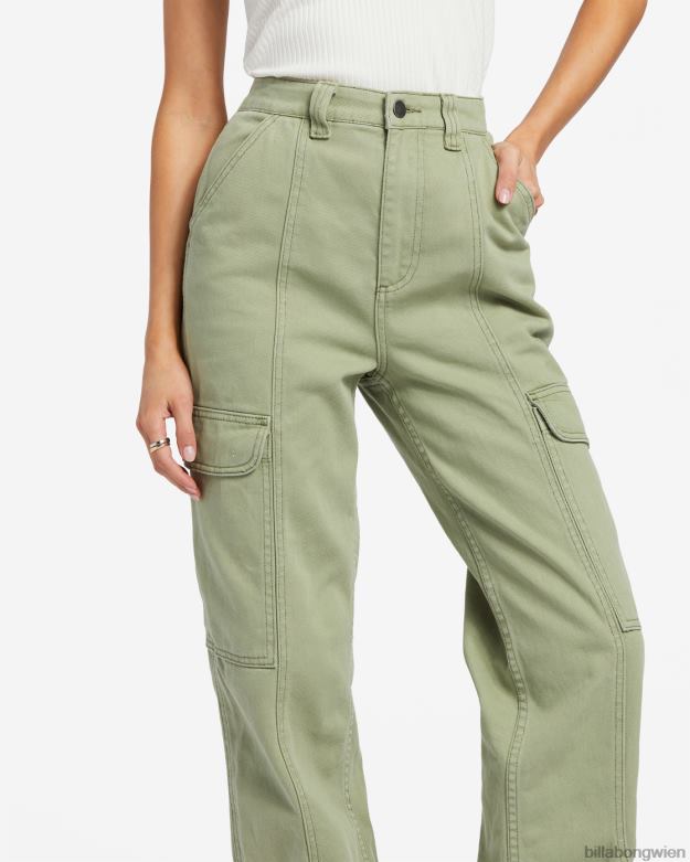 Billabong Clothing 00V681878 | Billabong Wand-zu-Wand-Jeans-Cargohose Armee Frauen
