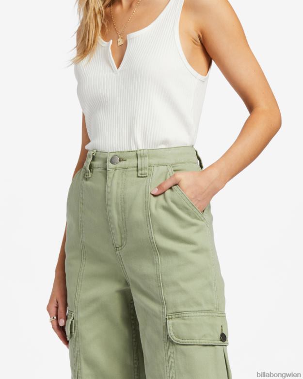 Billabong Clothing 00V681878 | Billabong Wand-zu-Wand-Jeans-Cargohose Armee Frauen