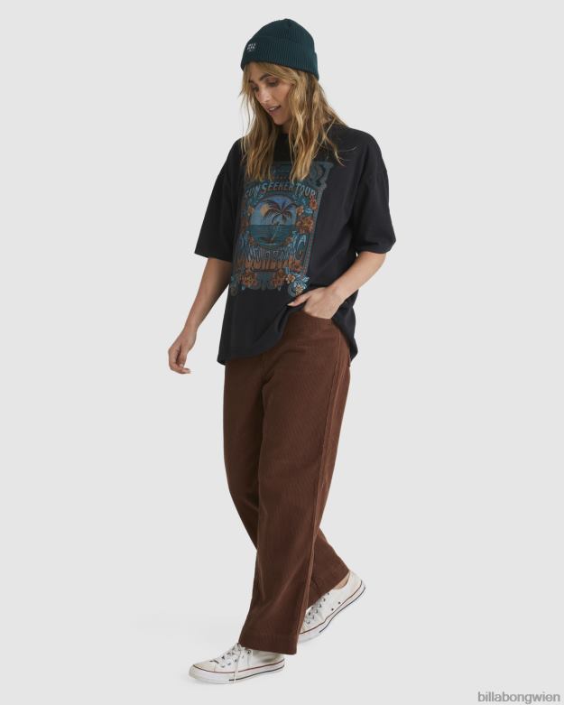 Billabong Clothing 00V681880 | Billabong Rille auf Cordhosen dunkle Schokolade Frauen