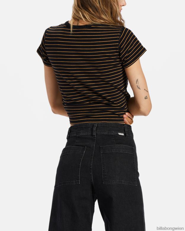 Billabong Clothing 00V681929 | Billabong Free-Fall-Hose mit weitem Bein Schwarz Frauen