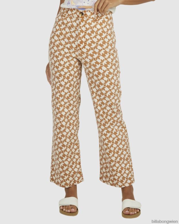 Billabong Clothing 00V681996 | Billabong Kurze Hose mit Sonnenuhr braun Frauen