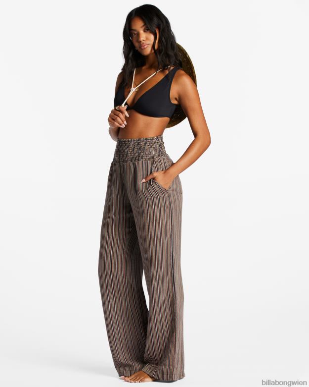 Billabong Clothing 00V682022 | Billabong New Waves 2 Hose mit elastischem Bund schwarzer Sand Frauen
