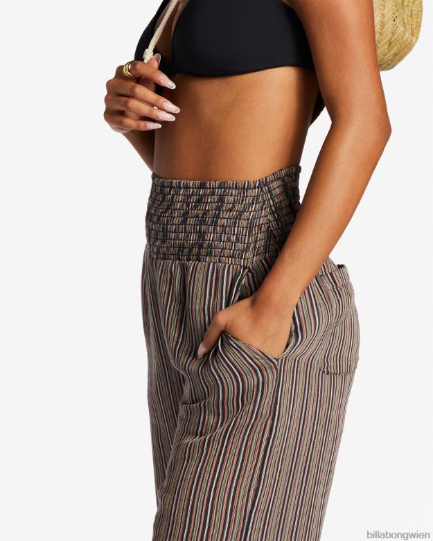 Billabong Clothing 00V682022 | Billabong New Waves 2 Hose mit elastischem Bund schwarzer Sand Frauen