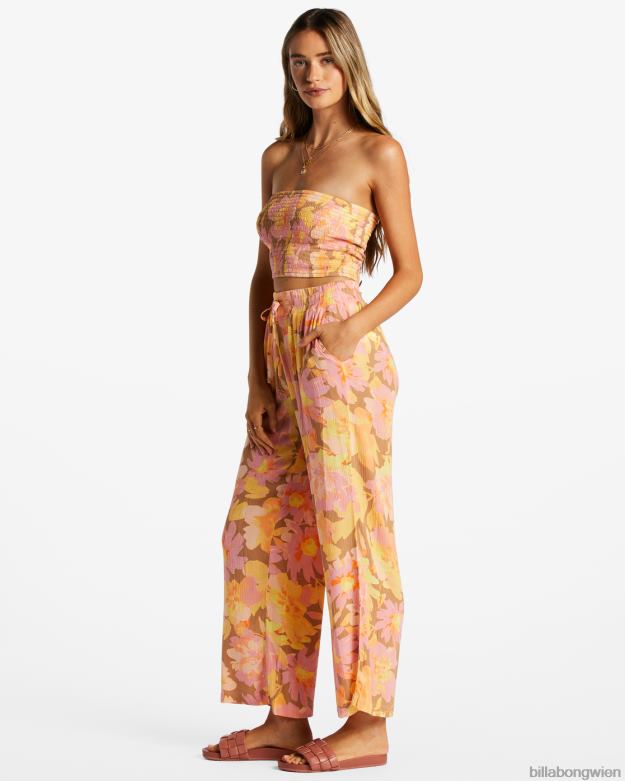 Billabong Clothing 00V682024 | Billabong Crinkle-Hose mit Sonnenstrahlen multi Frauen