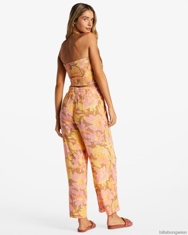 Billabong Clothing 00V682024 | Billabong Crinkle-Hose mit Sonnenstrahlen multi Frauen