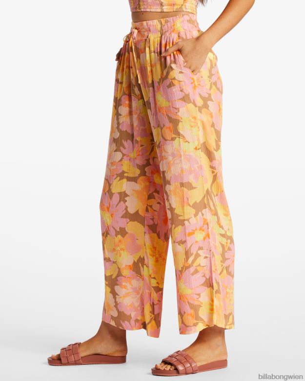 Billabong Clothing 00V682024 | Billabong Crinkle-Hose mit Sonnenstrahlen multi Frauen
