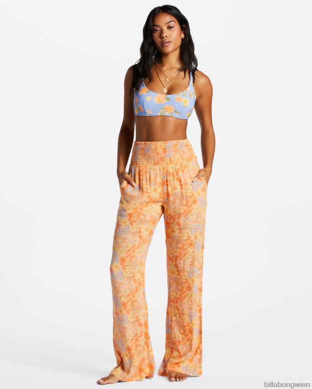 Billabong Clothing 00V682070 | Billabong New Waves 2 Hose mit weitem Bein helle Melone Frauen
