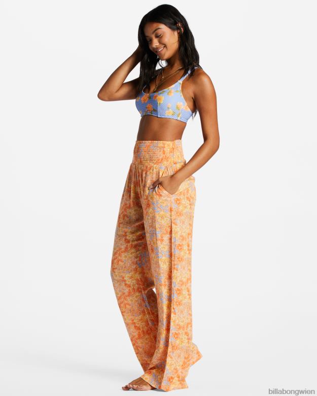 Billabong Clothing 00V682070 | Billabong New Waves 2 Hose mit weitem Bein helle Melone Frauen