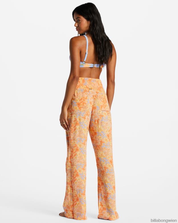 Billabong Clothing 00V682070 | Billabong New Waves 2 Hose mit weitem Bein helle Melone Frauen