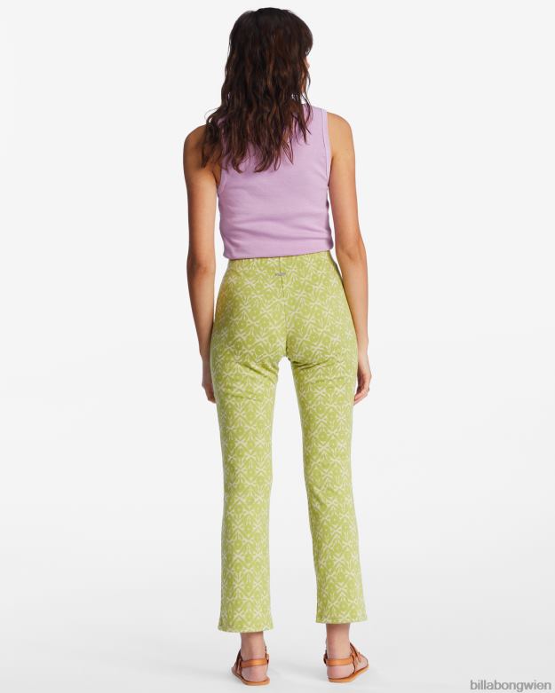 Billabong Clothing 00V682140 | Billabong Besser zusammen knöchellange Bootcut-Strickhose Mooswiese Frauen